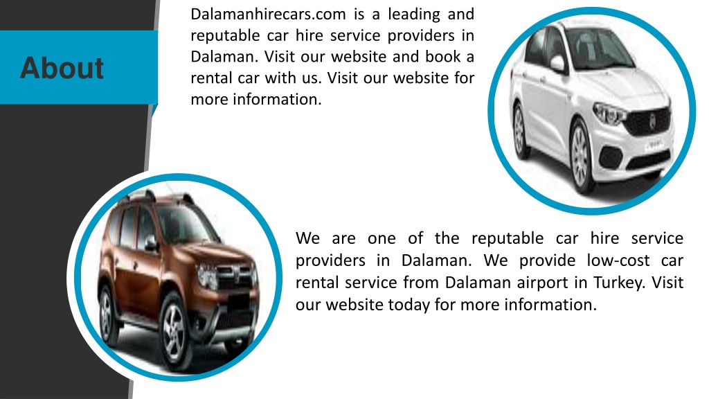 Our Selection Of Dalaman Rental Cars And Car Hire