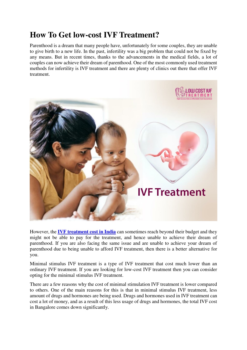 PPT - How To Get Low-cost IVF Treatment? PowerPoint Presentation, Free ...