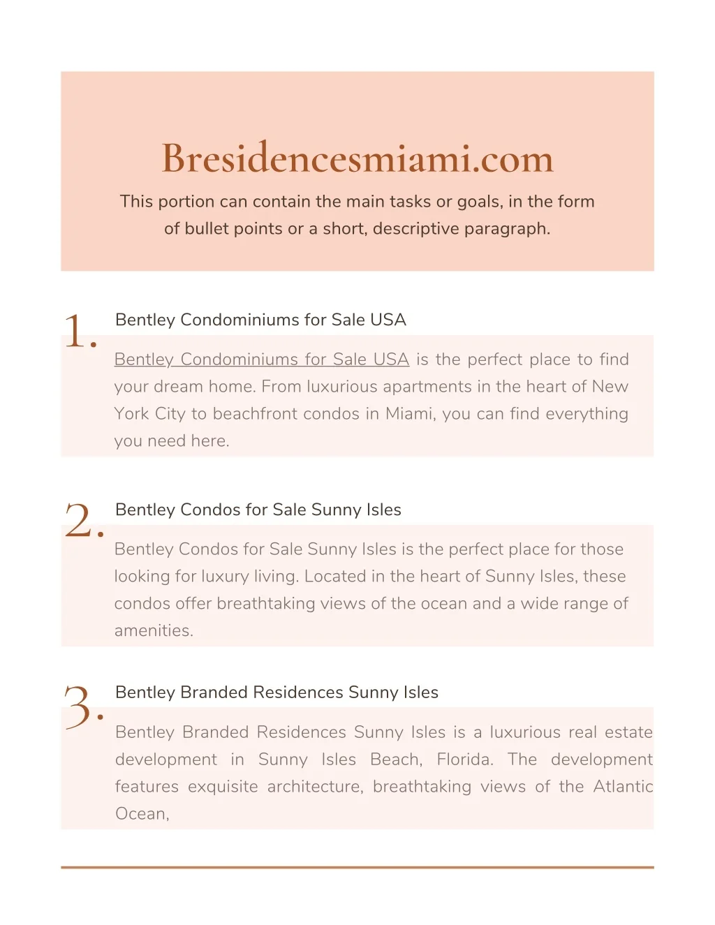 PPT - Bentley Condo Sunny Isles PowerPoint Presentation, free download ...