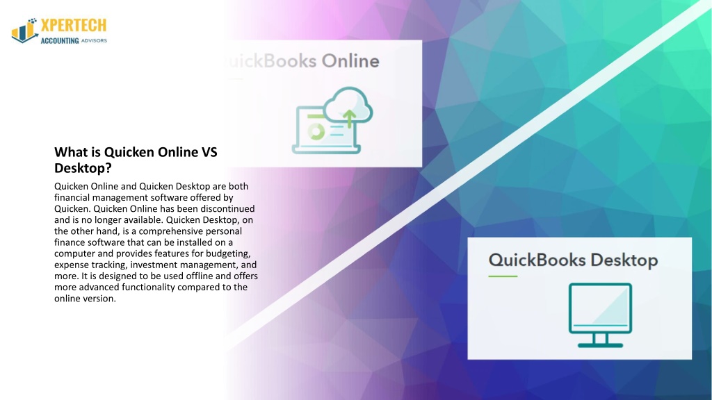 What Is Quicken Online Vs Desktop Quicken Online L 