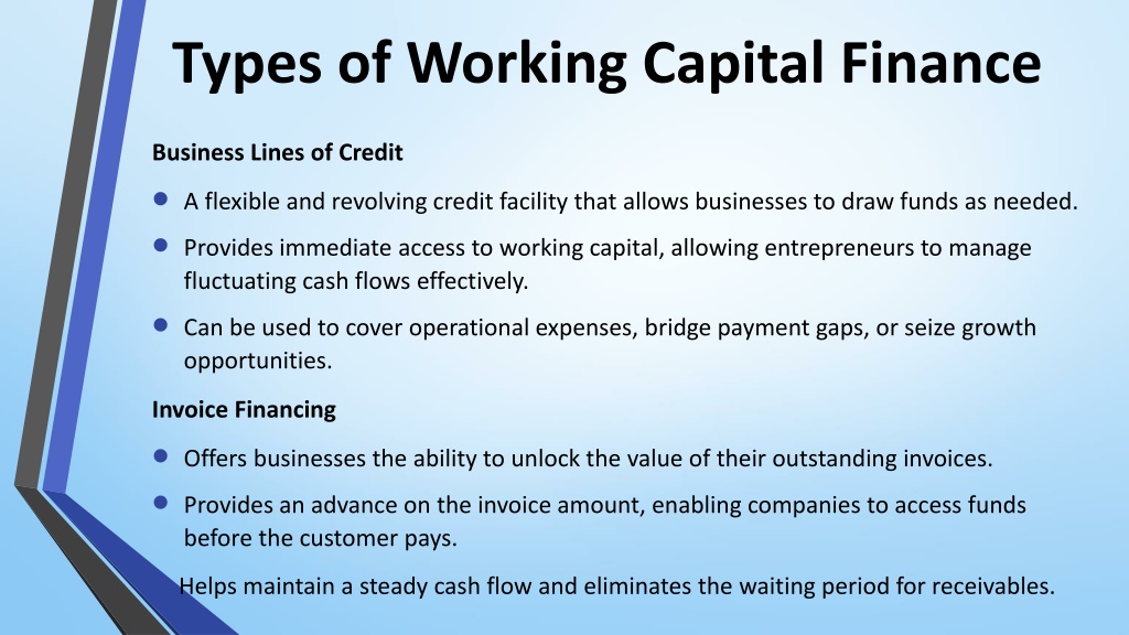 PPT - Accelerate Business Success With Working Capital Finance ...