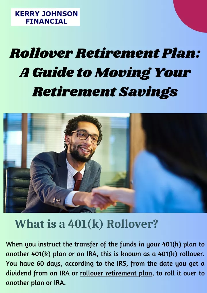 PPT - Rollover Retirement Plan: A Guide to Moving Your Retirement ...