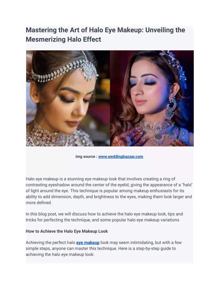 PPT - Mastering the Art of Halo Eye Makeup_ Unveiling the Mesmerizing 