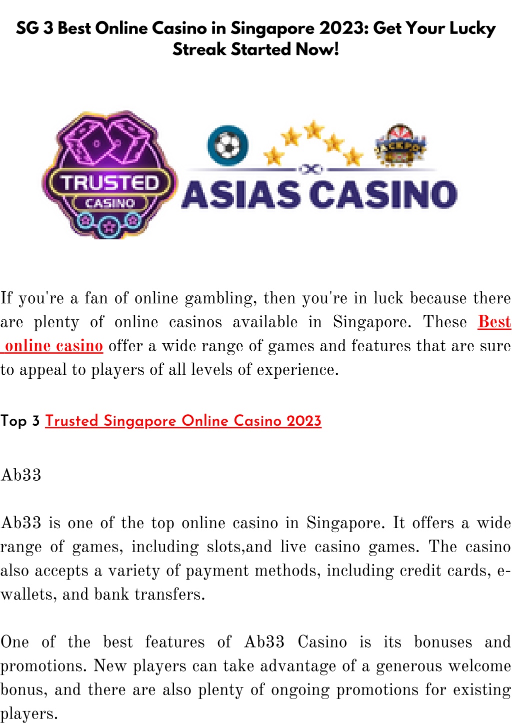 5 Critical Skills To Do trustworthy online casinos Loss Remarkably Well