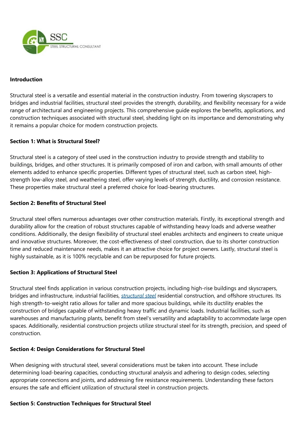 PPT - The Ultimate Guide to Structural Steel: Benefits, Applications ...