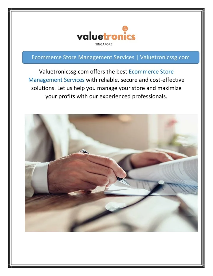 PPT Store Management Services PowerPoint Presentation ID12175168