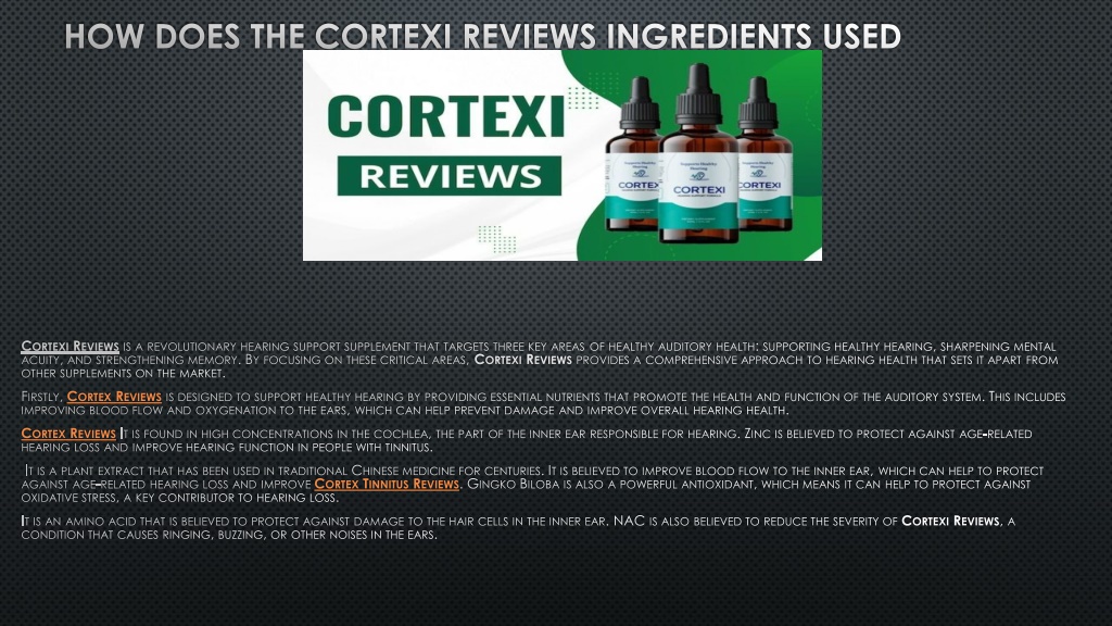 PPT Cortex Reviews PowerPoint Presentation, free download ID12176658