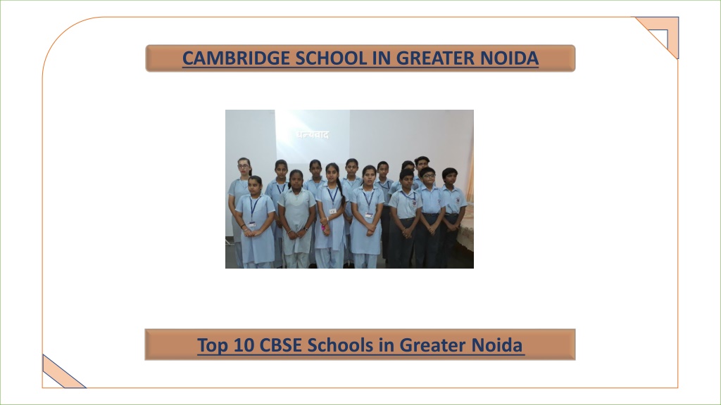 PPT - Top 10 CBSE Schools In Greater Noida PowerPoint Presentation ...