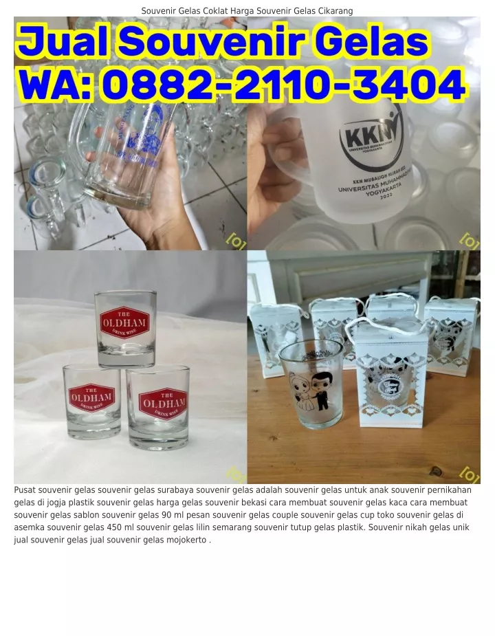 Ppt O O O Wa Souvenir Gelas Adalah Souvenir Gelas Mug Cantik Powerpoint