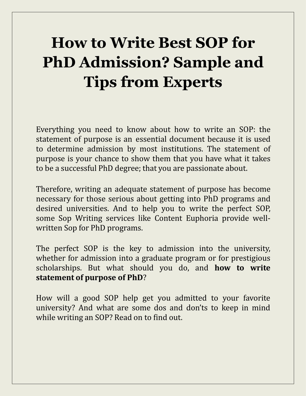 ppt for phd admission