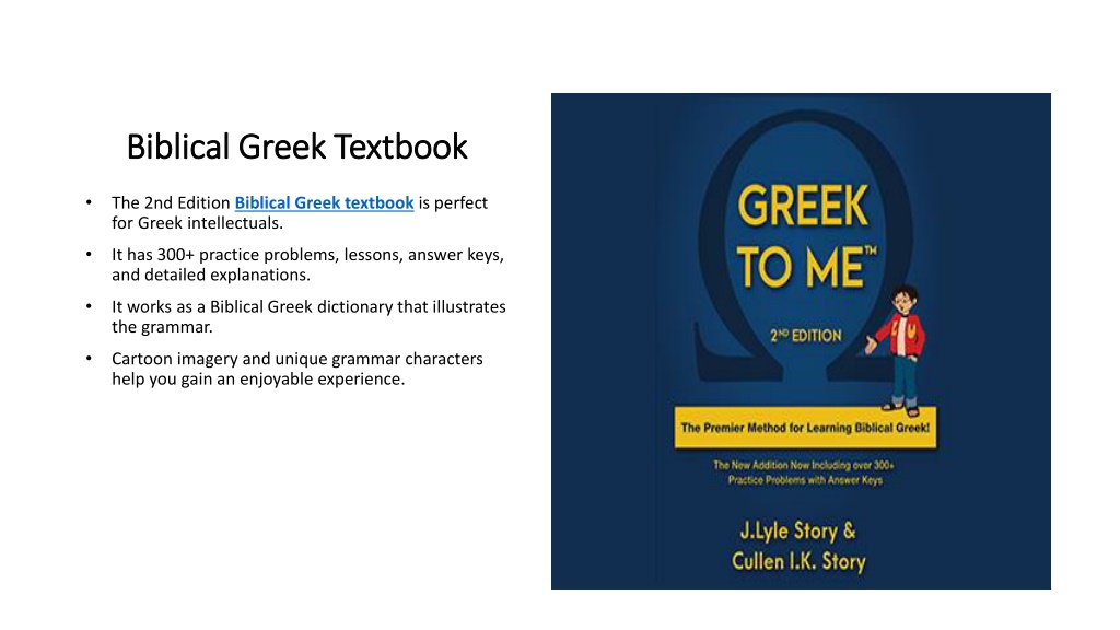 PPT Transform Your Bible Study Learn Biblical Greek with the Best