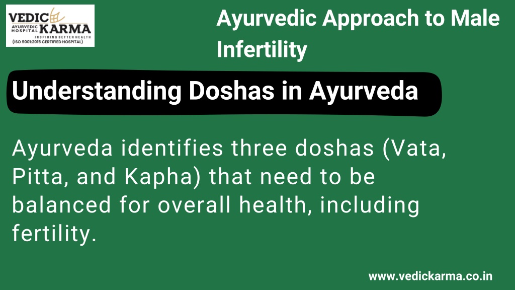 Ppt Male Infertility Treatment In Ayurveda Vedic Karma Powerpoint