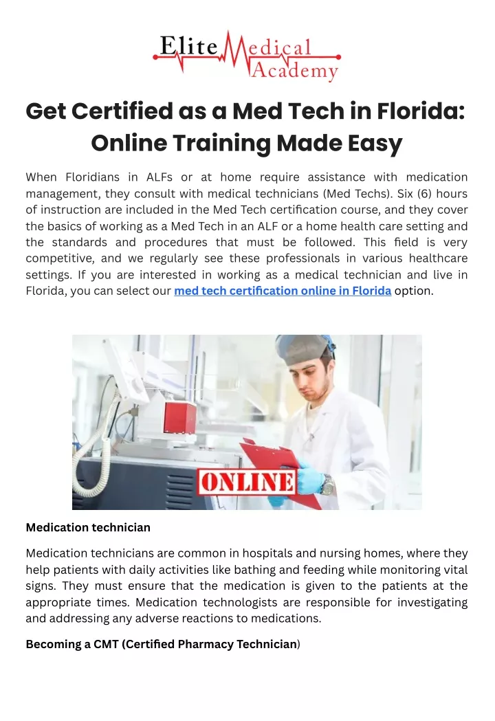 ppt-get-certified-as-a-med-tech-in-florida-online-training-made-easy