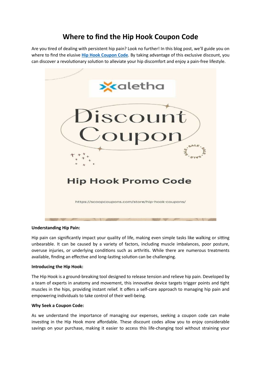 PPT - Where to find the Hip Hook Coupon Code PowerPoint Presentation, free  download - ID:12190333