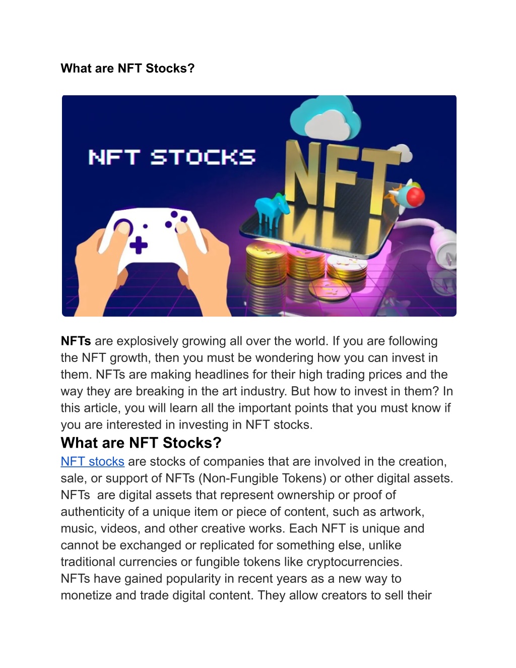 PPT - What are NFT Stocks PowerPoint Presentation, free download - ID ...