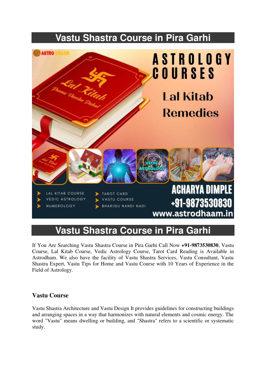 PPT - Vastu Shastra Course In Pira Garhi 91-9873530830 PowerPoint ...