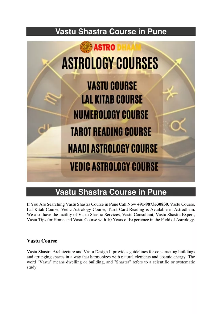 PPT Vastu Shastra Course in Pune 91 9873530830 PowerPoint PPT Vastu Shastra Course in Pune 91 9873530830 PowerPoint