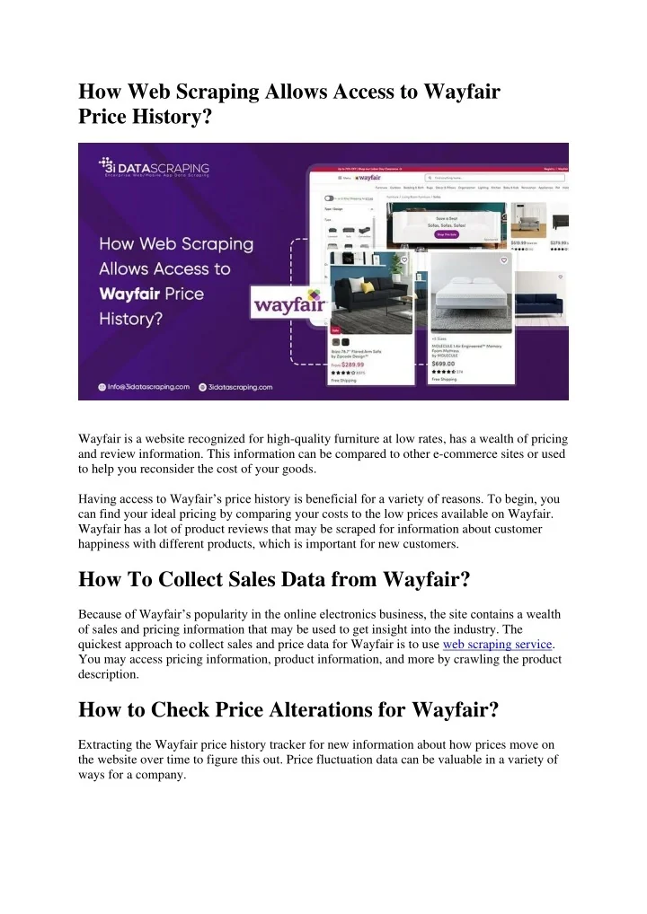 PPT How  Scraping Allows Access to Wayfair Price History