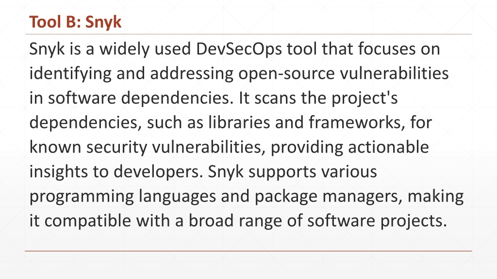 PPT - Innovation Meets Security: The Latest DevSecOps Tools ...