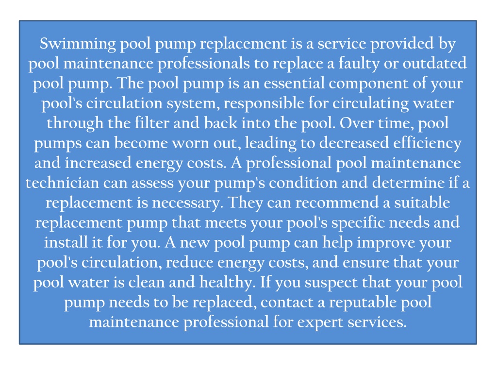 swimming pool repairs