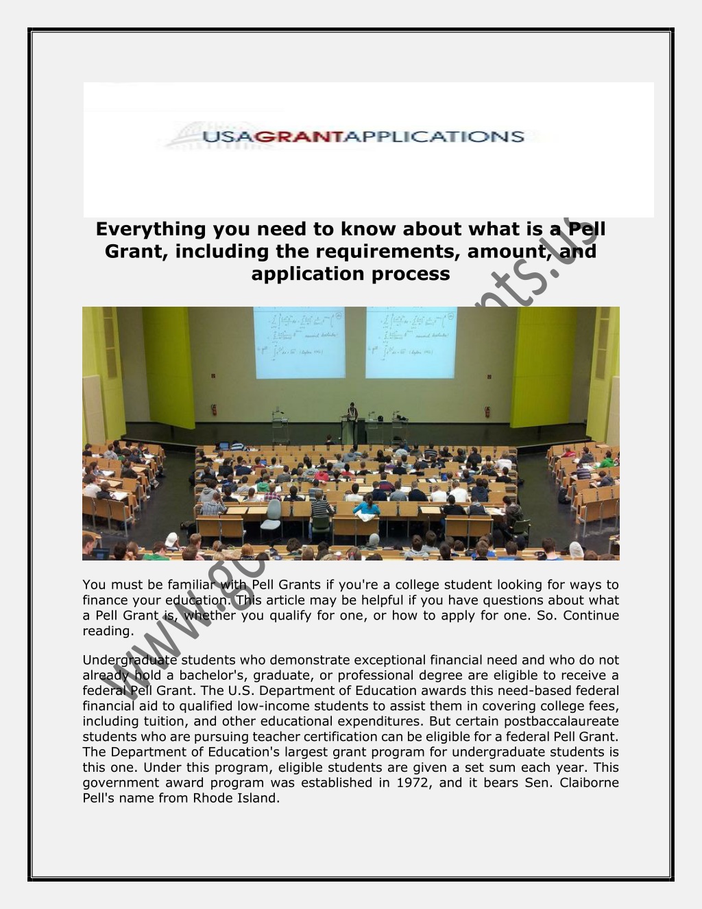 PPT - Everything You Need To Know About What Is A Pell Grant ...