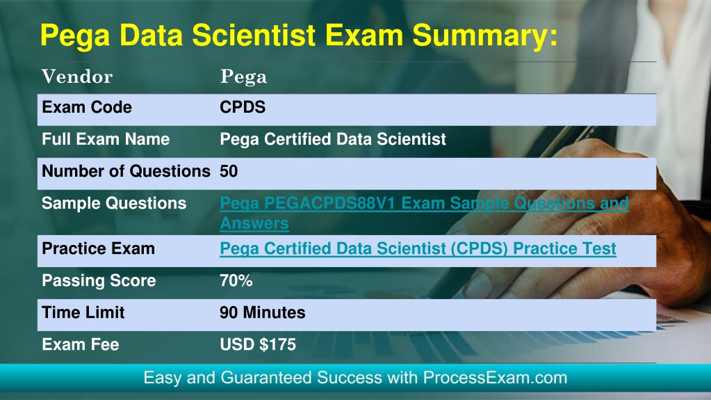 Pega Data Scientist Certification