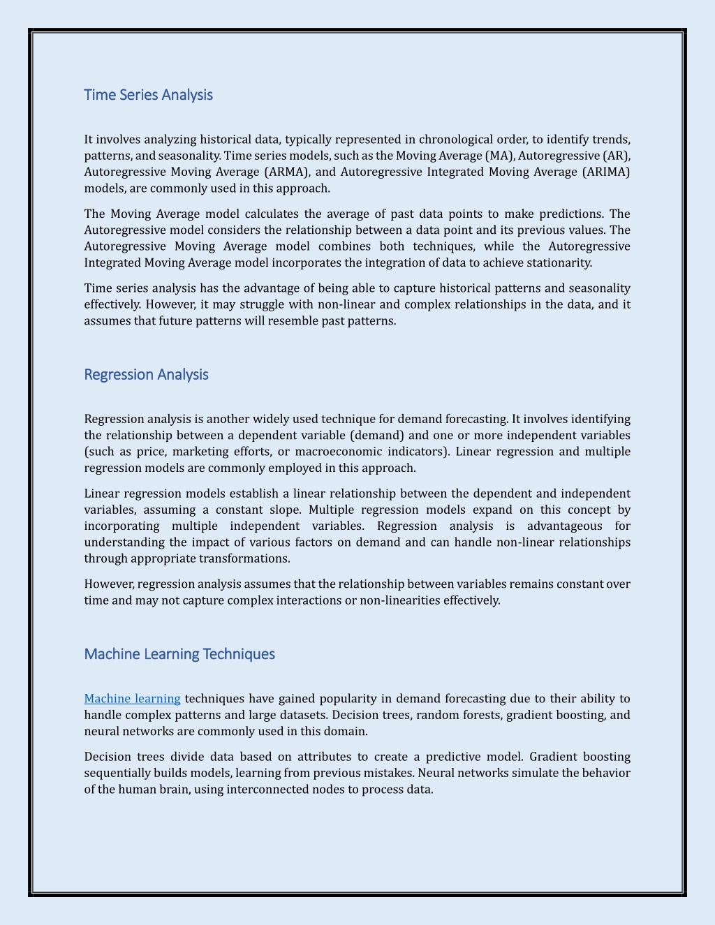 Ppt Exploring Forecasting Techniques Methods For Accurate Demand Predictions Powerpoint