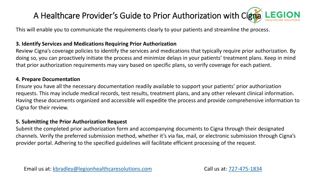 PPT A Healthcare Provider’s Guide to Prior Authorization with Cigna