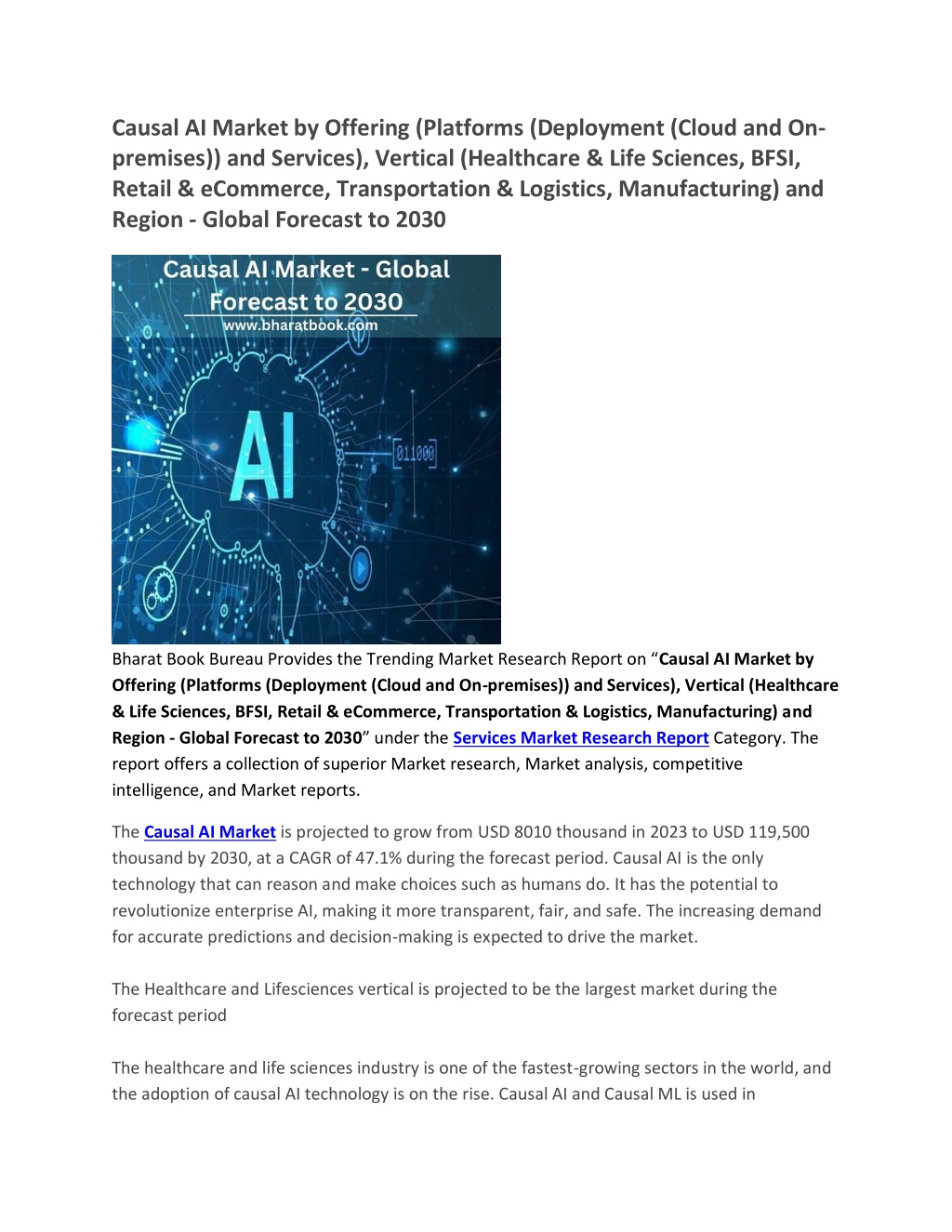 PPT - Causal AI Market - Global Forecast to 2030 PowerPoint ...