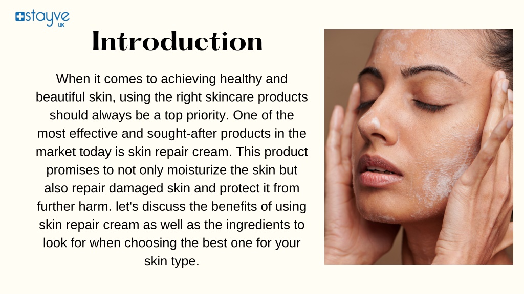 PPT - Achieve Healthy & Beautiful Skin With Skin Repair Cream PowerPoint Presentation - ID:12207816