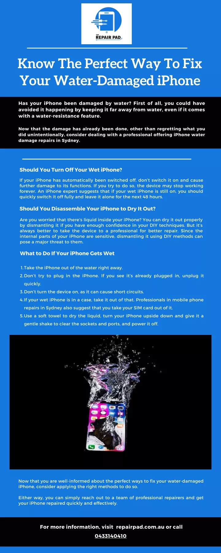 PPT - Know The Perfect Way To Fix Your Water-Damaged iPhone PowerPoint Presentation - ID:12212615