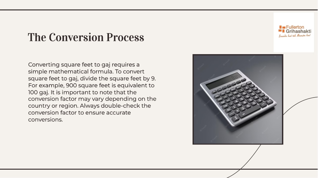 PPT Measure with Confidence The Definitive Square Feet to Gaj