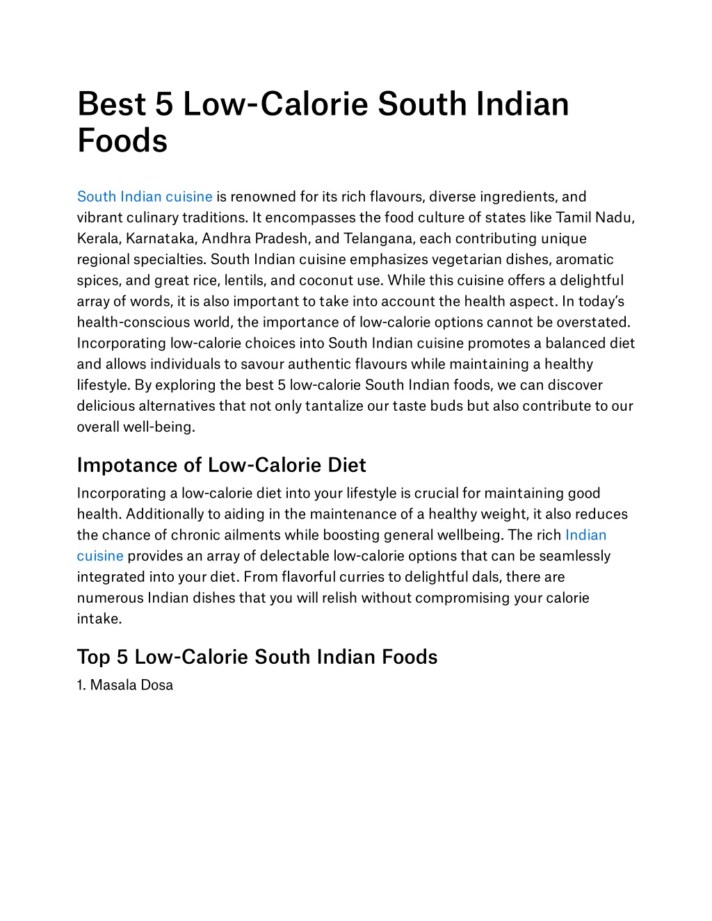 ppt-best-5-low-calorie-south-indian-foods-powerpoint-presentation-free-download-id-12222002