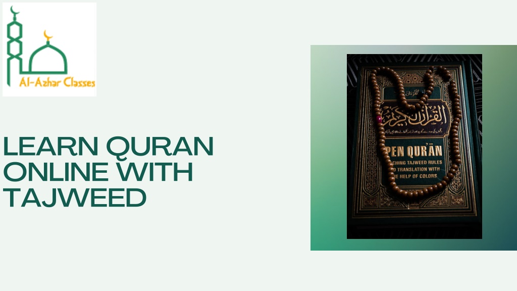 PPT - Learn quran online with tajweed PowerPoint Presentation, free ...