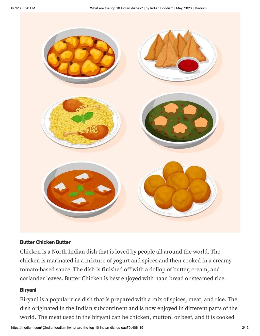 PPT What Are The Top 10 Indian Dishes Indian Foodism PowerPoint 