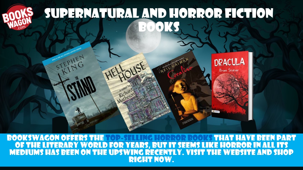 PPT BestSelling Horror Books of All Time PowerPoint Presentation