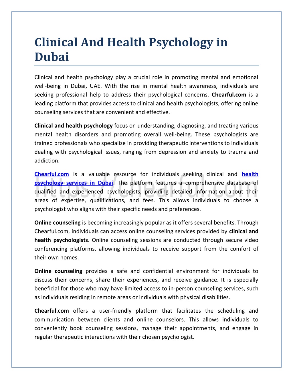 phd clinical psychology uae