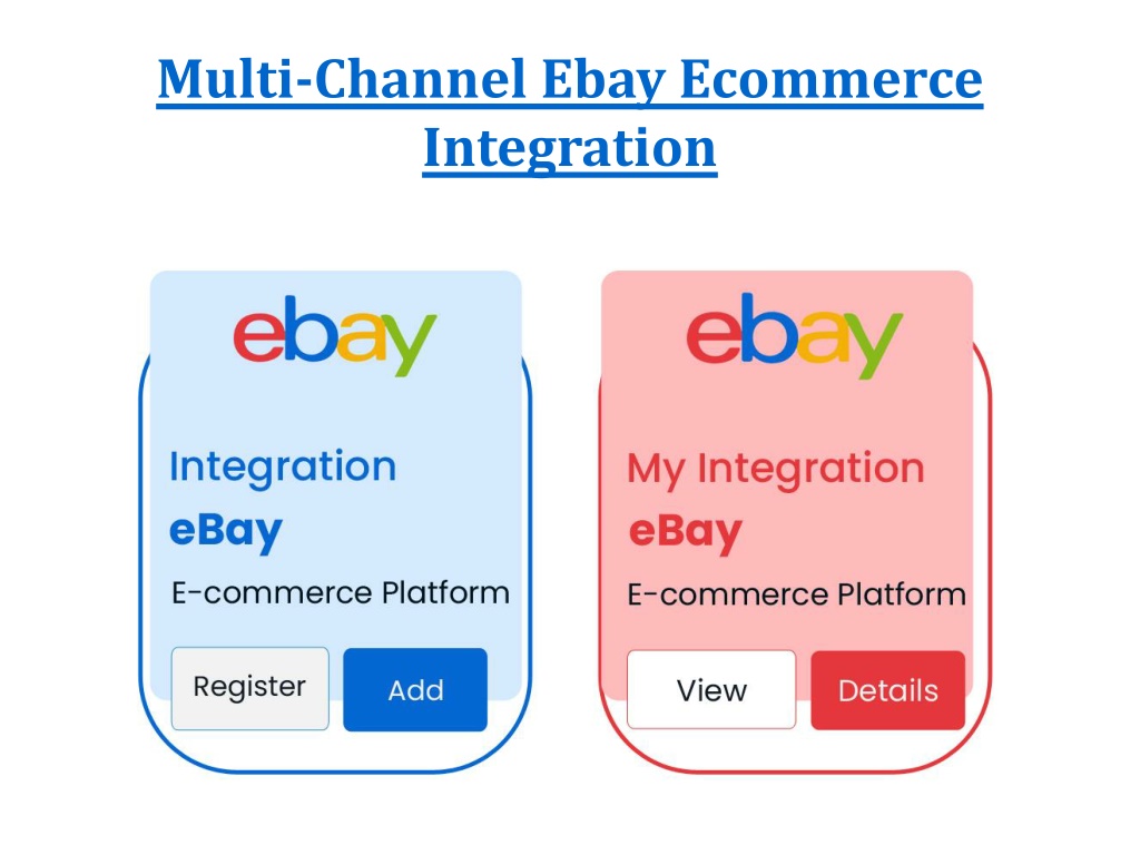 PPT - eBay Marketplace Integration Solution | Ecommerce Software ...