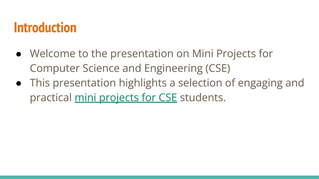 powerpoint presentation topics for computer science engineering students