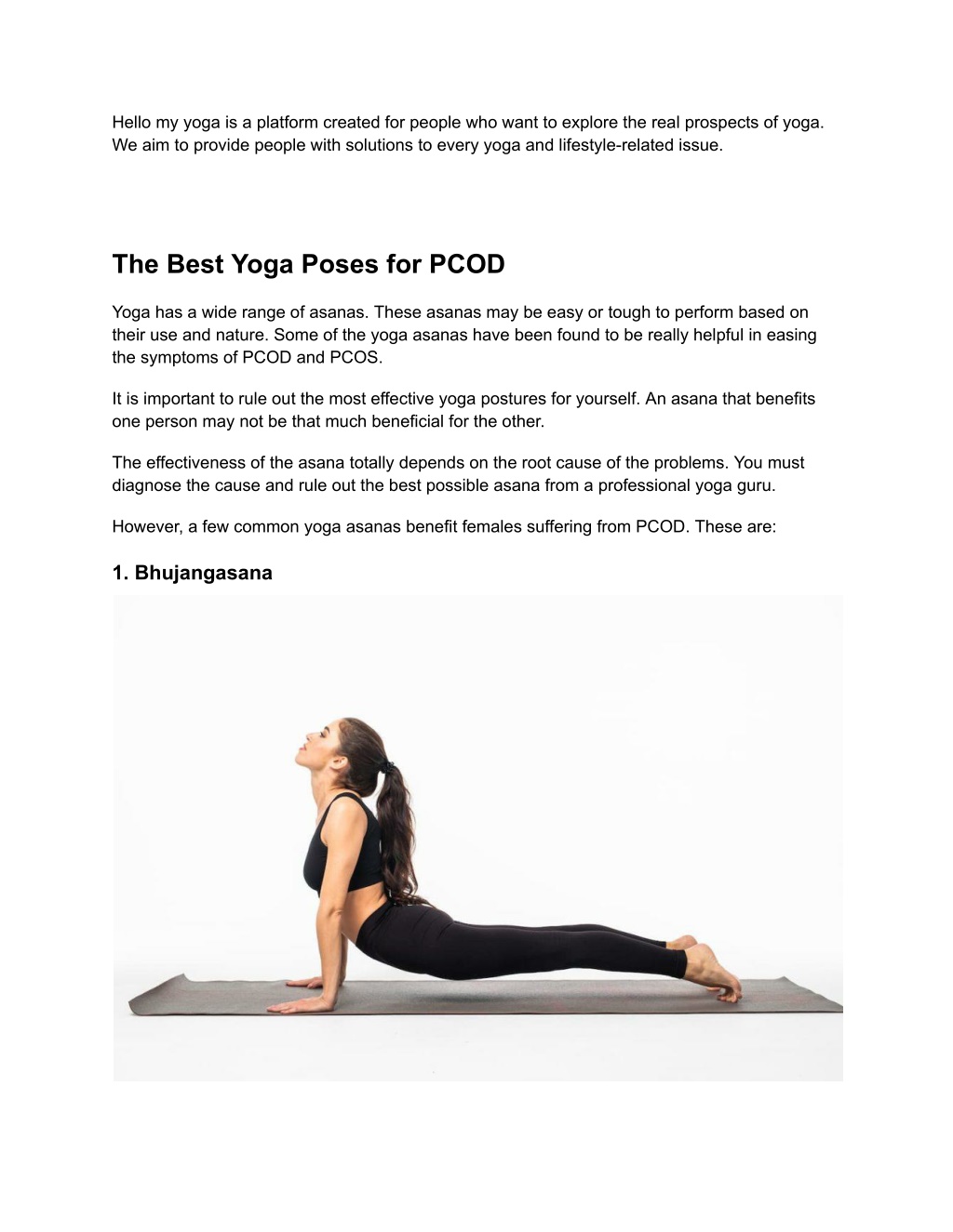 Benefits of Practicing Yoga for PCOS Treatment