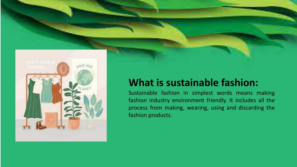 PPT - sustainable fashion PowerPoint Presentation, free download - ID ...