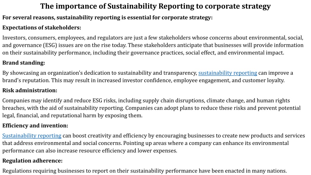 ppt-the-importance-of-sustainability-reporting-to-corporate-strategy