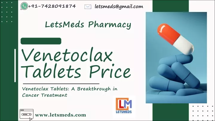 PPT - Buy Indian Venetoclax 100mg Tablets Cost Philippines China ...