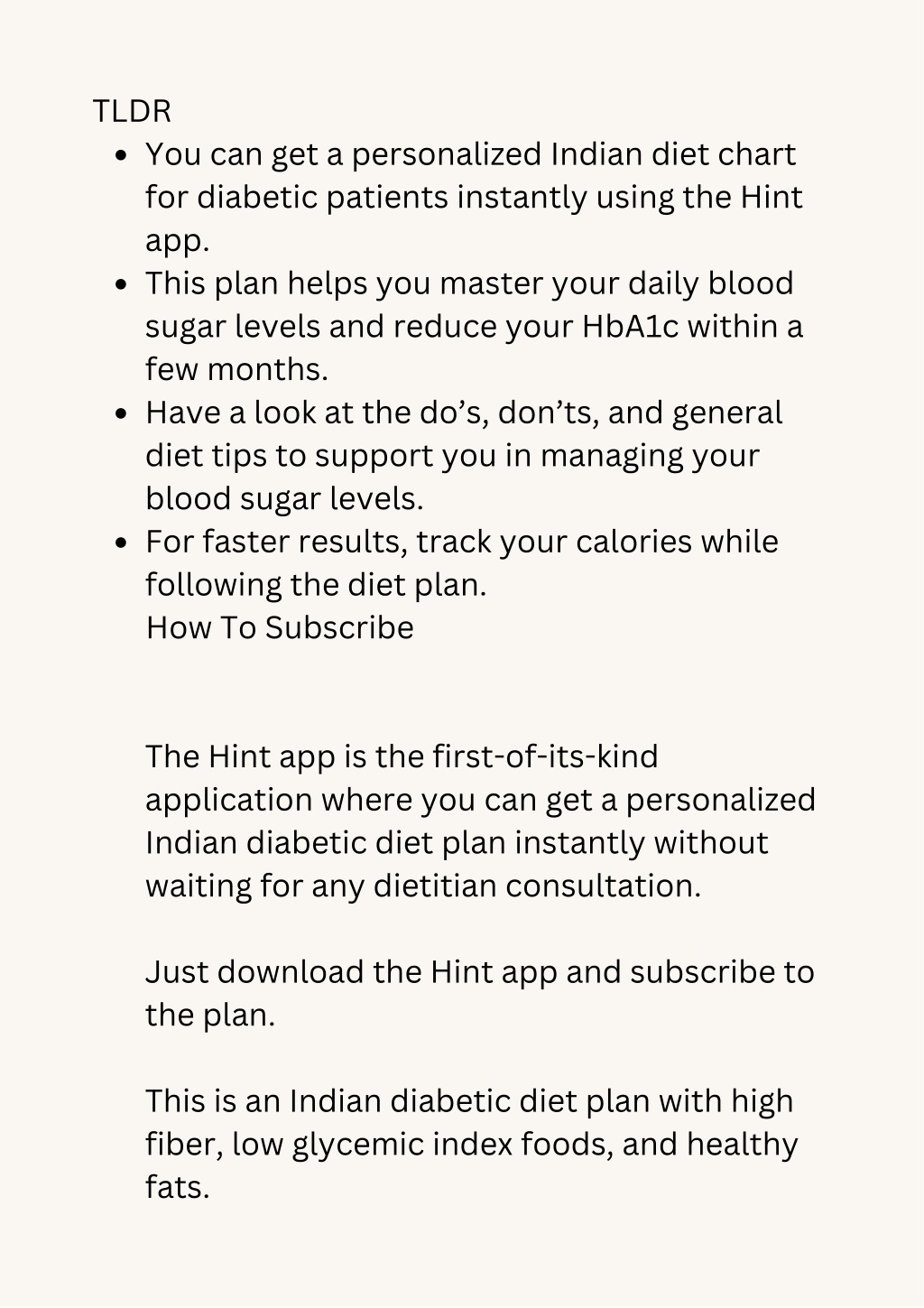 PPT Mastering Blood Sugar Levels Your Personalized Indian Diet Chart For Diabetic P