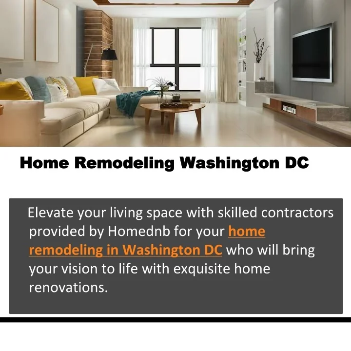 PPT Home Remodeling Washington DC PowerPoint Presentation, free
