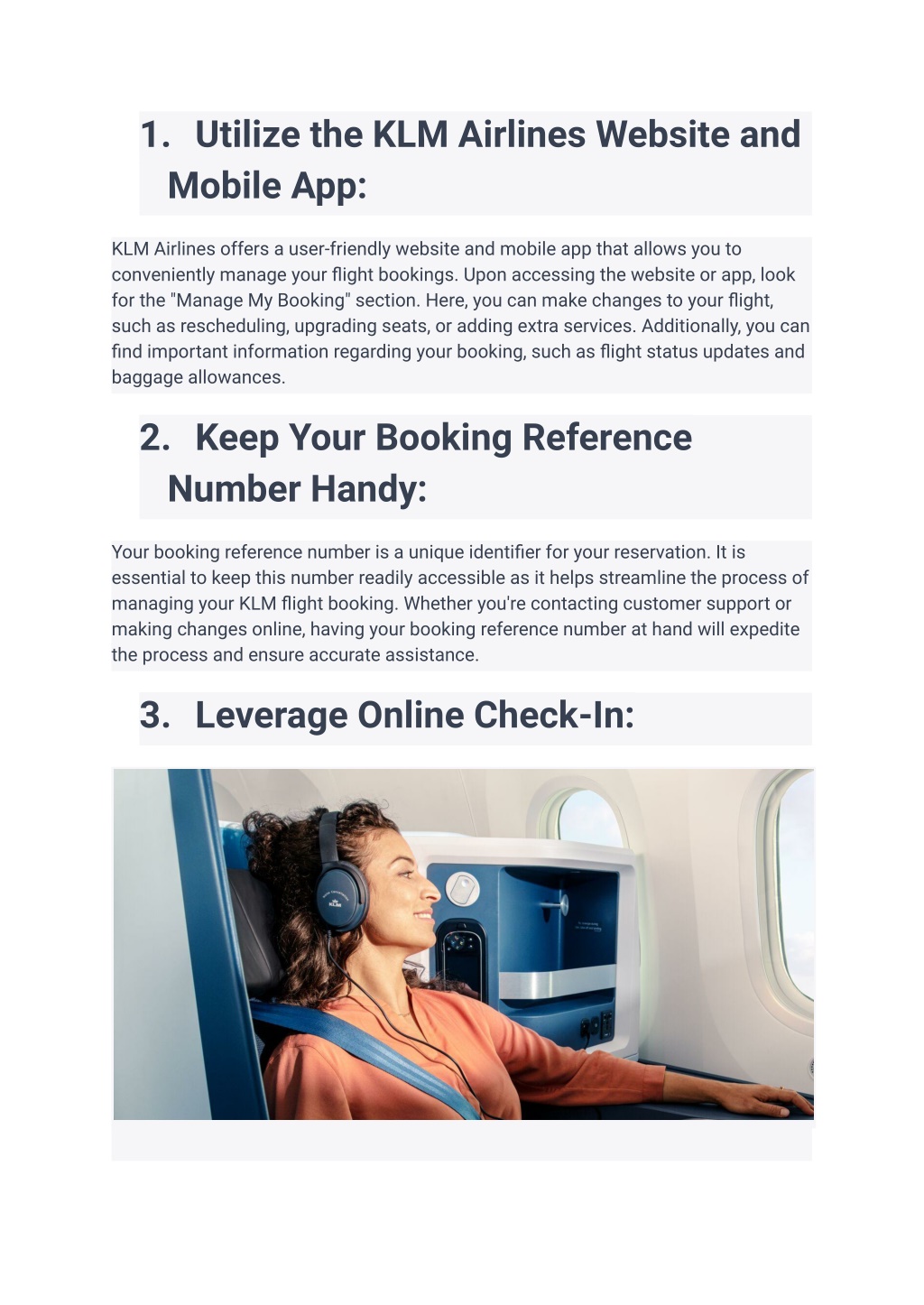 PPT - Top Tips for Efficiently Managing Your KLM Flight Bookings ...