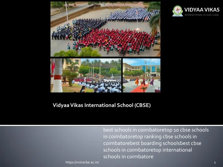 Vidyaa PPT - Best CBSE schools in Coimbatore | Top CBSE school in Karamadai ...
