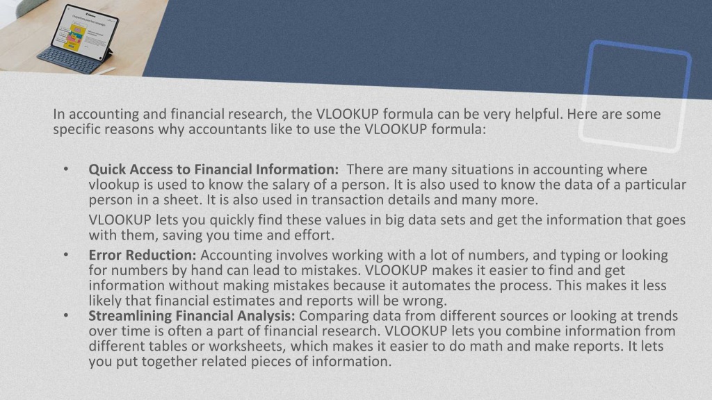 ppt-what-are-the-benefits-of-vlookup-in-excel-powerpoint