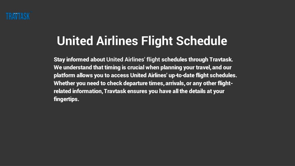 PPT - Accessing the Best Features of United Airlines: Booking, Schedule ...