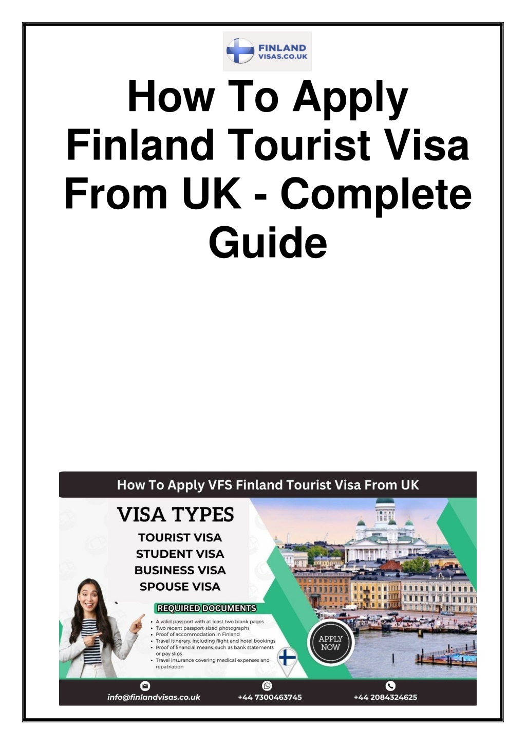 vfs global finland tourist visa